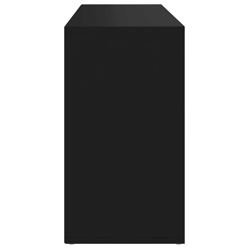 Schuhbank Schwarz 103x30x55 cm Holzwerkstoff